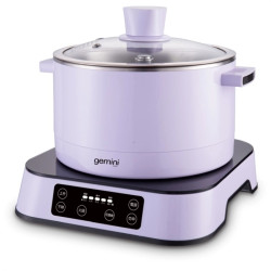 2.5公升 智能自動升降火鍋蒸煮鍋-粉紫色 (GUM15V)