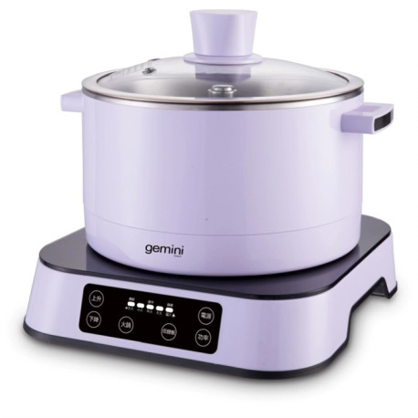 2.5公升 智能自動升降火鍋蒸煮鍋-粉紫色 (GUM15V)