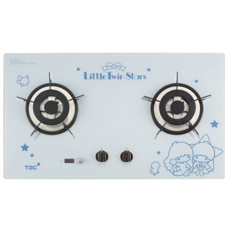 LITTLE TWIN START 煤氣強化玻璃平面爐 (天空藍) (TRTB62ST-G(SBRO))