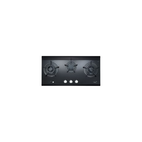 極炎火嵌入式3頭平面爐(黑色) (MEGA-i3(BR))